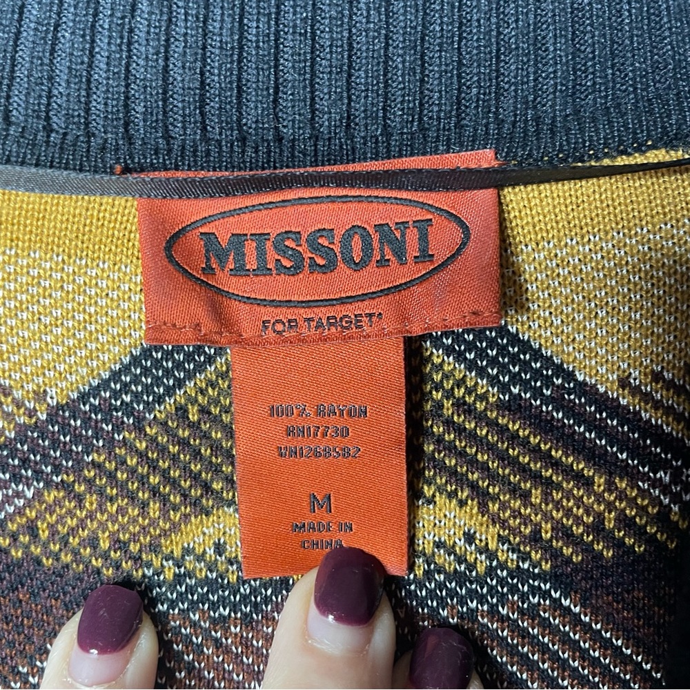 Missoni For Target. Patchwork Knit Open Cardigan … - image 4